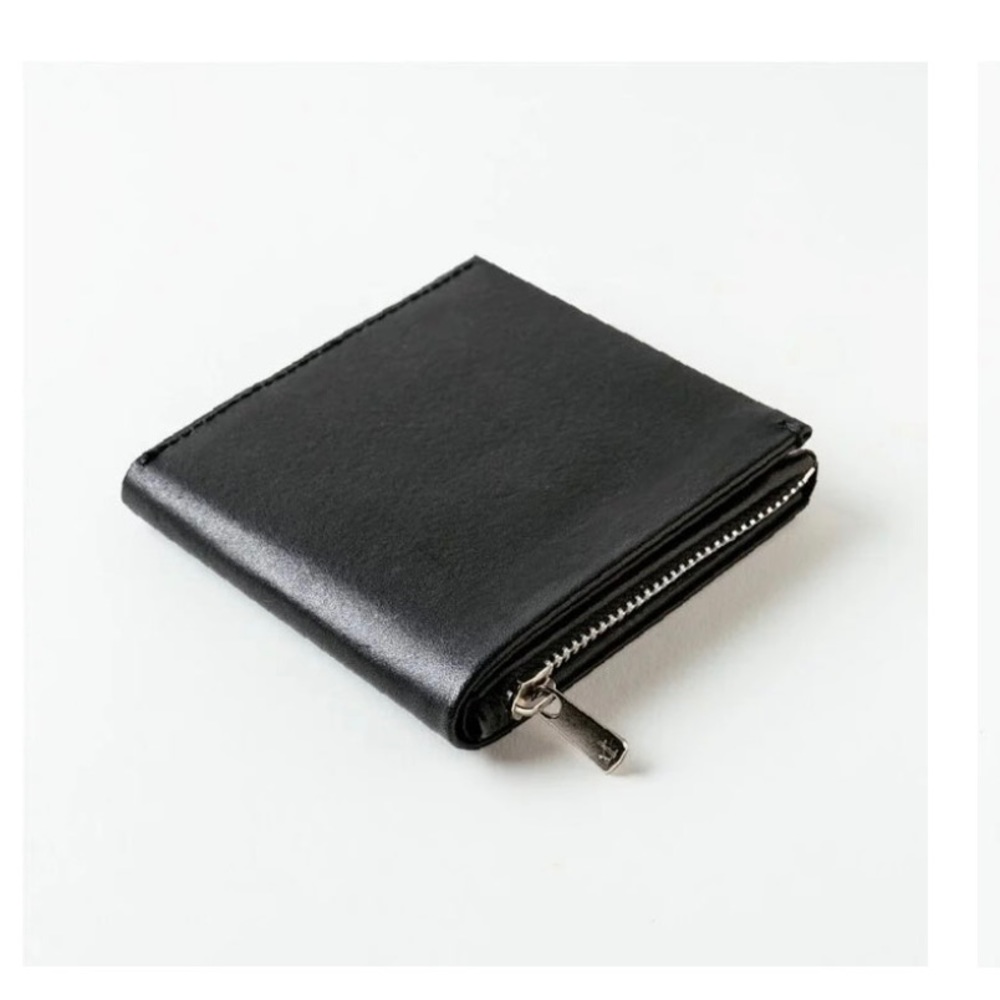Hank & Maxwell Black Leather Wallet